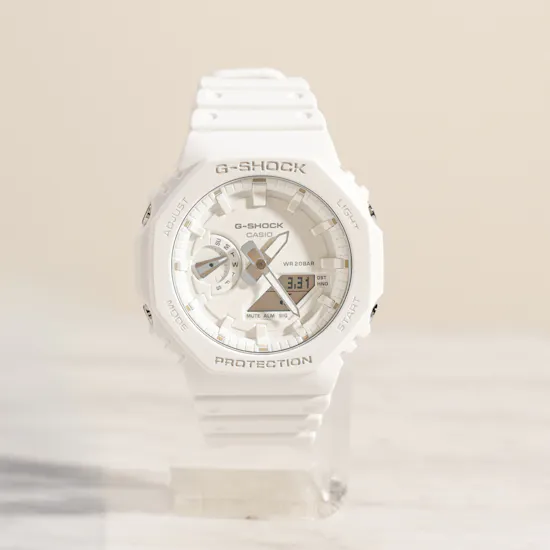 Casio G-Shock Analog Digital White Resin Men's Watch