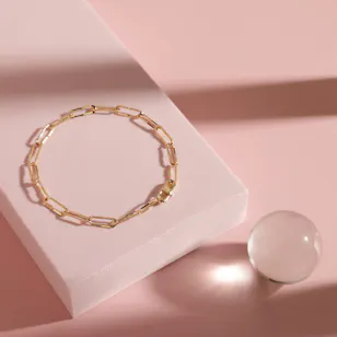 Gucci Link to Love Women’s Gold Bracelet 