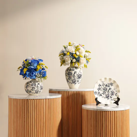 Garden of Grace Flowers Ceramic Set