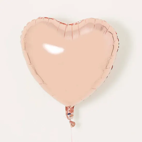 Rose Gold Hearts Balloons