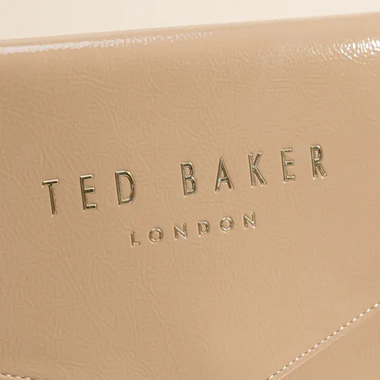 Ted Baker Crinkie Crinkle Icon Beige Pouch