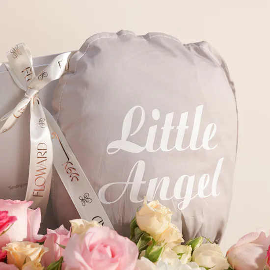 Nine Candles Newborn Little Angle Gift Box | Blush Flowers