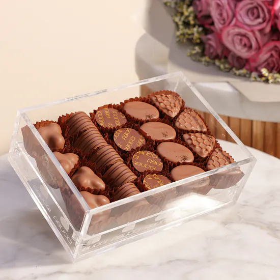 Abucci Chocolate Box | Flowers Bouquet