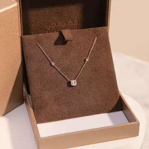 Kooheji Jewellery Square Diamond Women's Necklace Kooheji Jewellery Square Diamond Women's Necklace