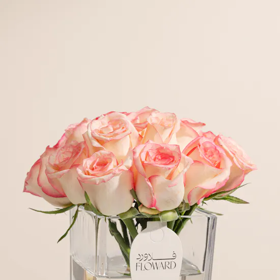 Esperance Roses Vase | 18 Flowers