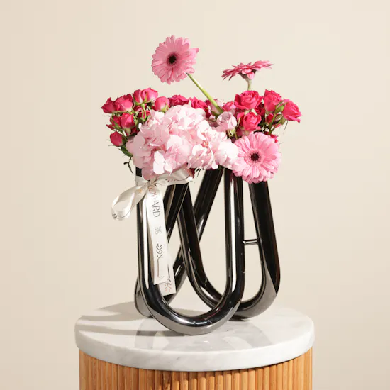 Pink Magic Flowers Vase