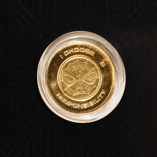 BTC Spider Man Gold Coin