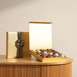 Bateel Gold Palm Chocolates & Truffle Gift Box