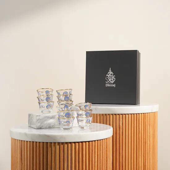Dimlaj Charm Glass Cawa Cup Set