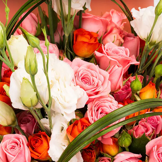 Blooming Elegance | White Wrap