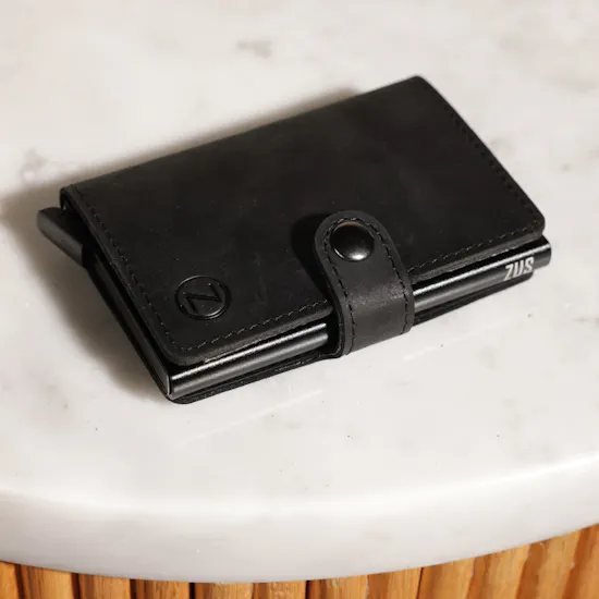 Zus Elegant Black Wallet for Men