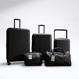Sumer 5-Piece Classic Black Travel Set Sumer 5-Piece Classic Black Travel Set