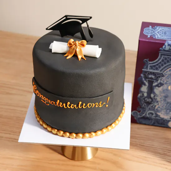 Jean Paul Gaultier Le Male Gift Set | Cheerful Graduation Cake and Flowers