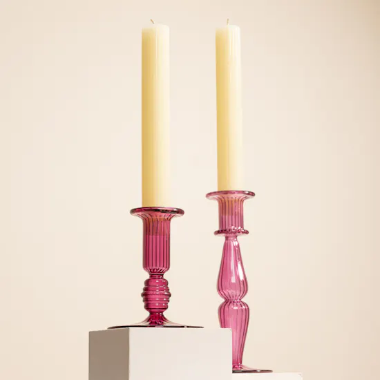 Candle Connection Tear Drop Candle Holder Set