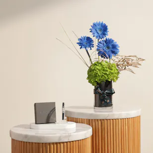 Emporio Armani Men's Leather Cord Bracelet | Charming Flowers