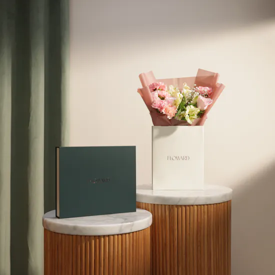Floward Essence of Joy Medium Chocolate Box | Spark Flower Bouquet