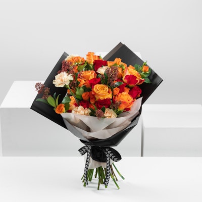 Amber Sunset | Roses Bouquet