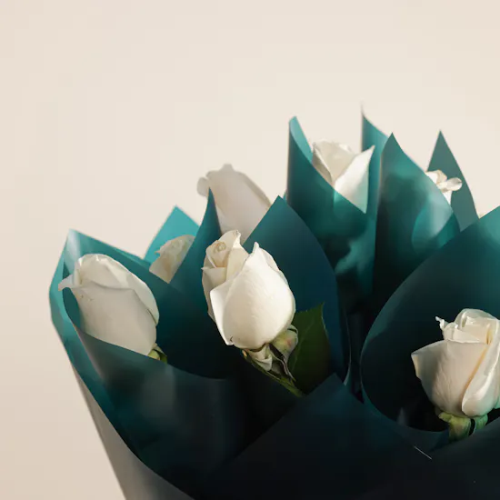 Blissful White Rose Favours