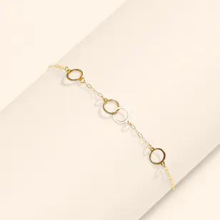 Miss L'  Chain Gold Women's Bracelet