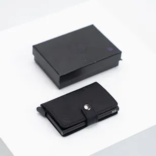 Zus Black Leather Wallet Zus Black Leather Wallet