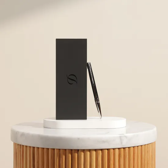 ST.Dupont Line D Eternity Ballpoint Black Pen