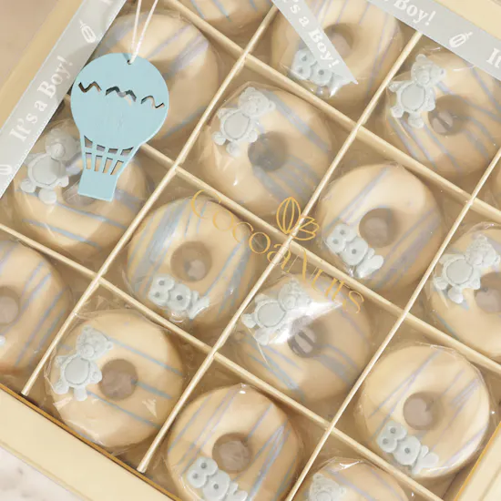 CocoaNuts It's A Boy Doughnut Chocolate Box