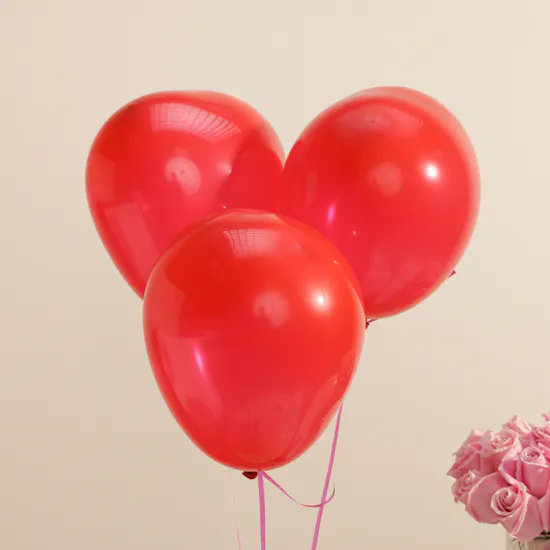Floward Me Love You Cake | Elegant Flowers Vase and Balloons