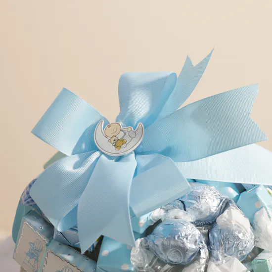 Chocoline Welcome Baby Boy Chocolate Tray