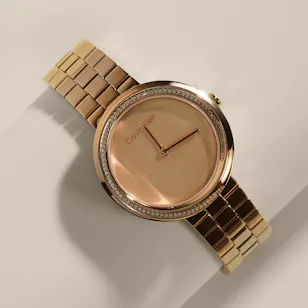 Calvin Klein Twisted Bezel Quartz Analogue Women’s Watch