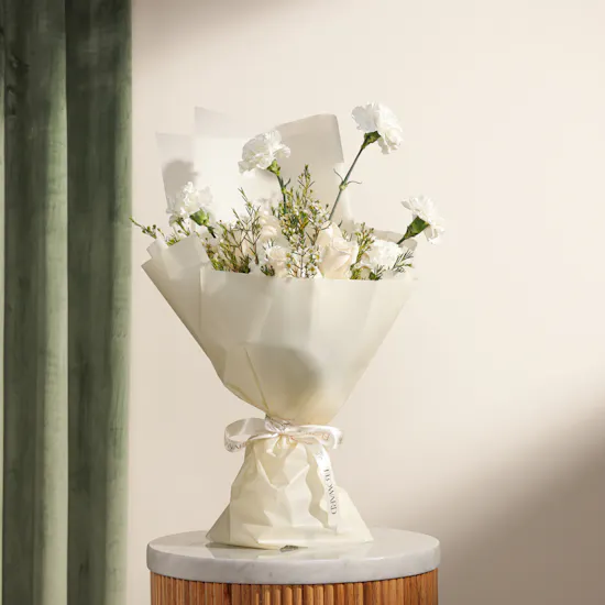 Pure White Flower Bouquet