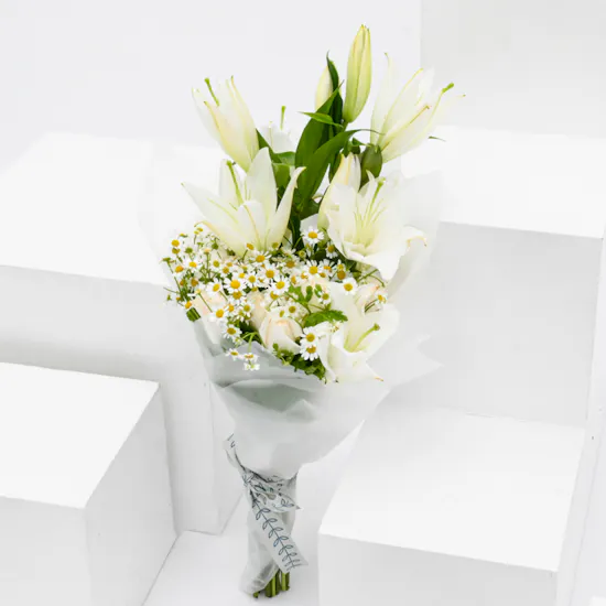 White Spring Bouquet