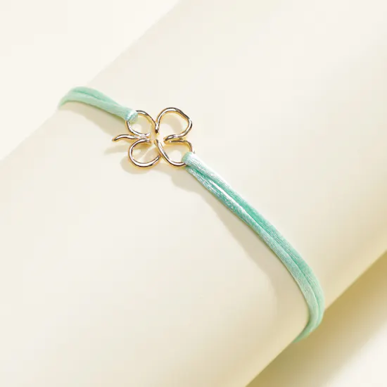 Leïa K. Solid Clover Bracelet