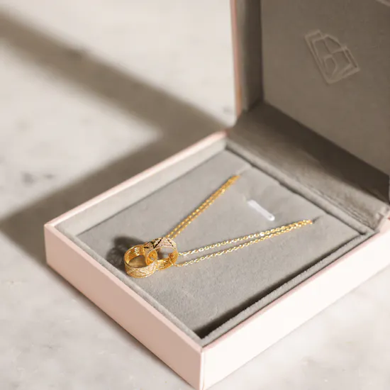 Amal Almajed Gold Link Necklace