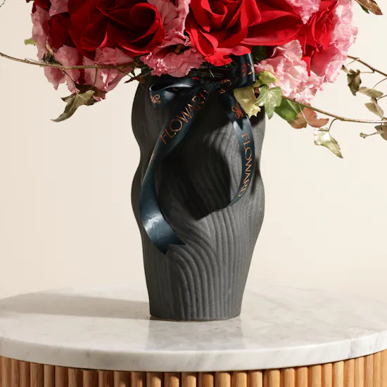 Velvet Petals Vase