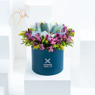 Father's Day Chocolates | Purple Flowers Father's Day Chocolates | Purple Flowers