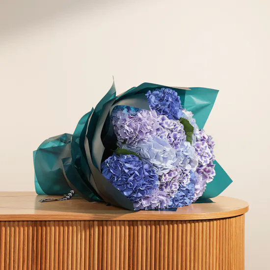 Blue Hydrangea Bouquet
