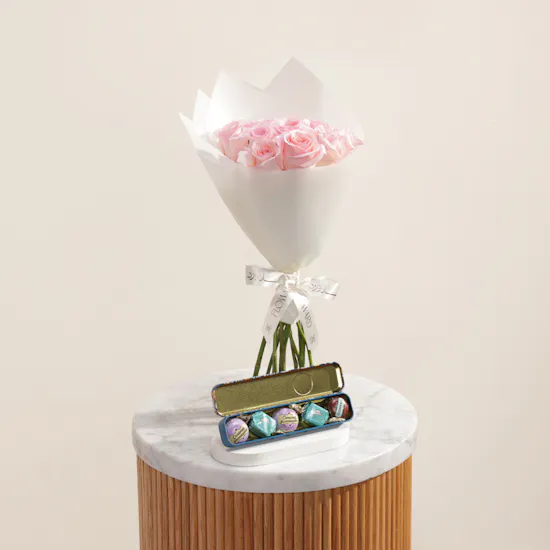 Venchi Murrine Chocolates Penholder Metal Box | Pretty Muse Flower