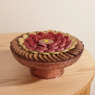 Abucci Chocolate Flower Tray
