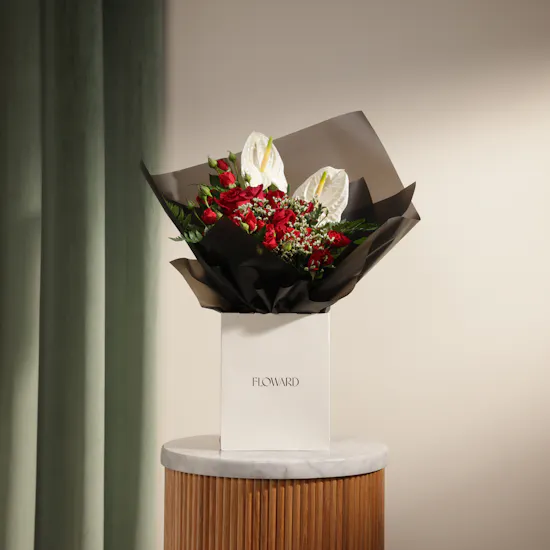 Red Whispers Flower Bouquet