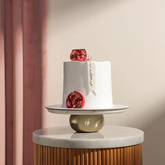 December Cake Pomegranate Eid Mubarak Cake