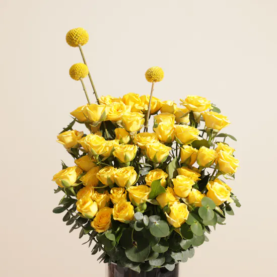 Bateel Palm Chocolate Truffles Box | Bright Essence Flower Vase
