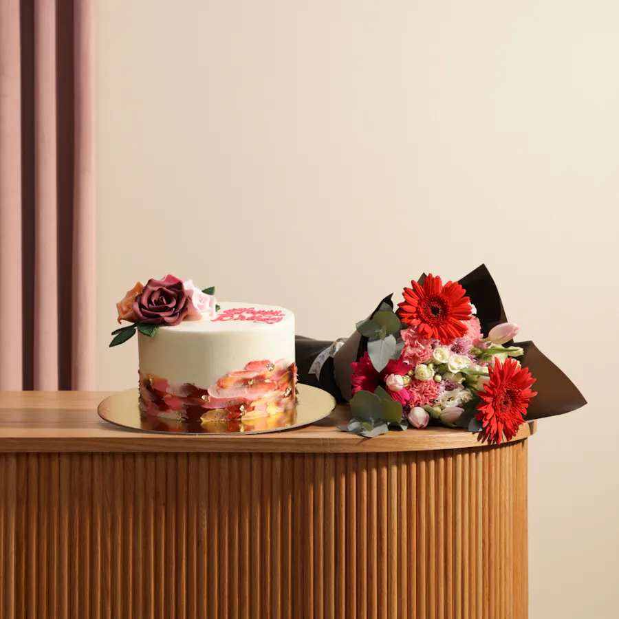 Helen's Flower Birthday Cake for Her | Flowers Bouquet 6