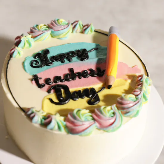 Floward Happy Teacher's Day Chocolate Nutella Cake