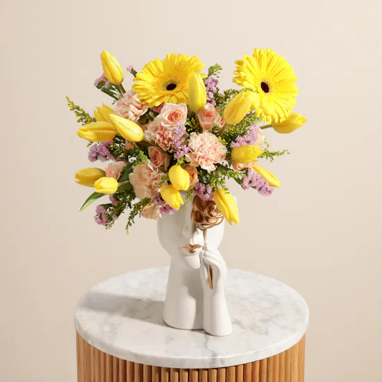 Radiant Muse Flower Vase