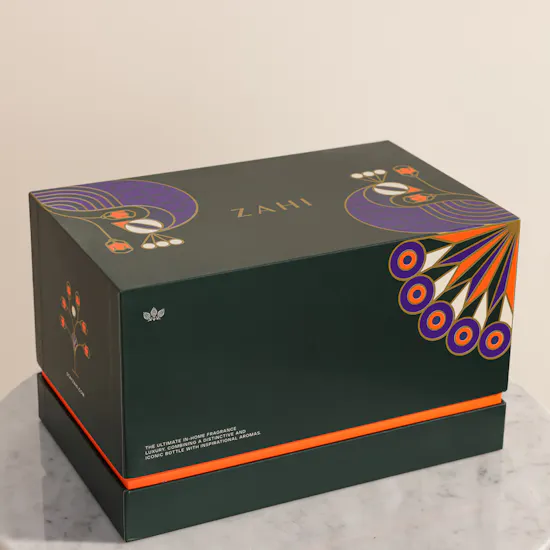 مجموعة هدايا شمعة و اعواد معطرة من زاهي
