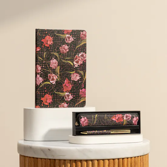 Ted Baker Floral Pen and Notebook Set