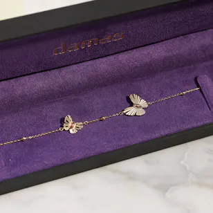  Damas Farfasha Sunkiss Two Butterfly Bracelet