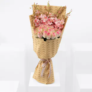 Pink Baby Orchid Bouquet Pink Baby Orchid Bouquet