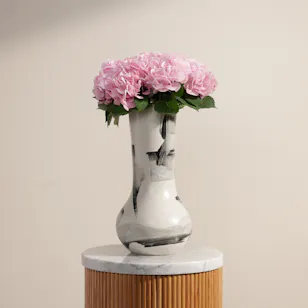 Cute Blush Pink Hydrangea Vase