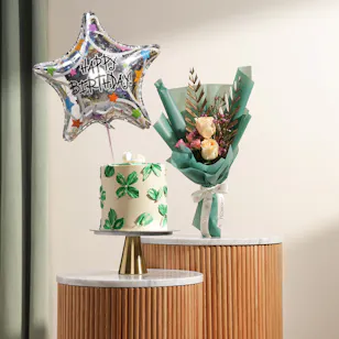 Floward Artistic Cake | Birthday Roses